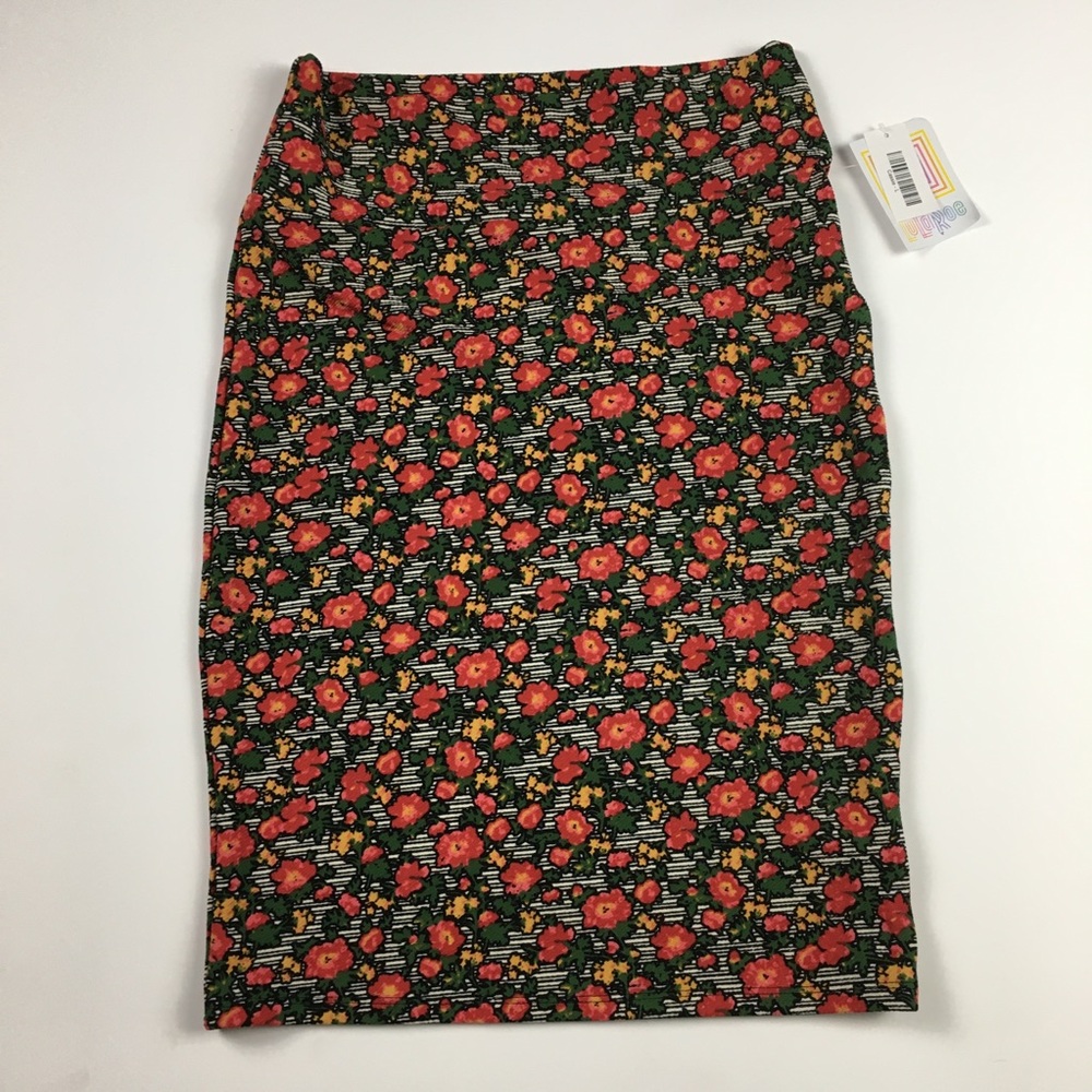 Pencil Skirt Yoga Waistband Large LuLaRoe Cassie